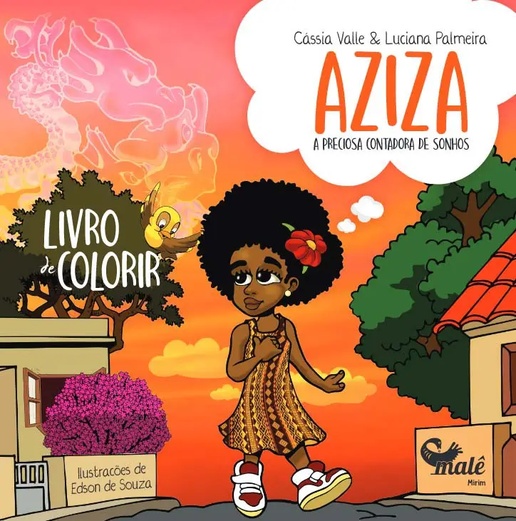 Aziza: a Preciosa Contadora De Sonhos (Livro De Colorir)